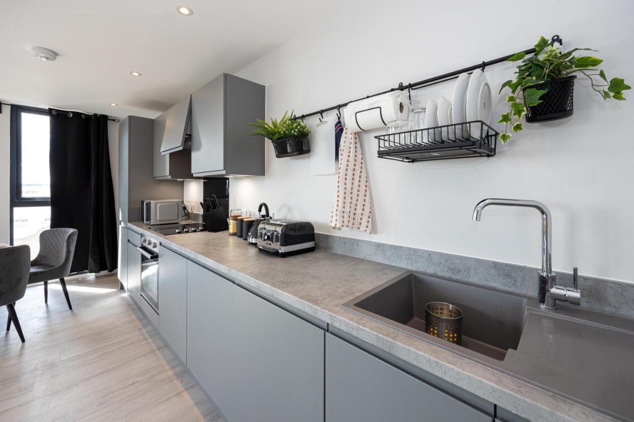 Contemporary 3 Bedrooms Apartment Manchester City Esterno foto