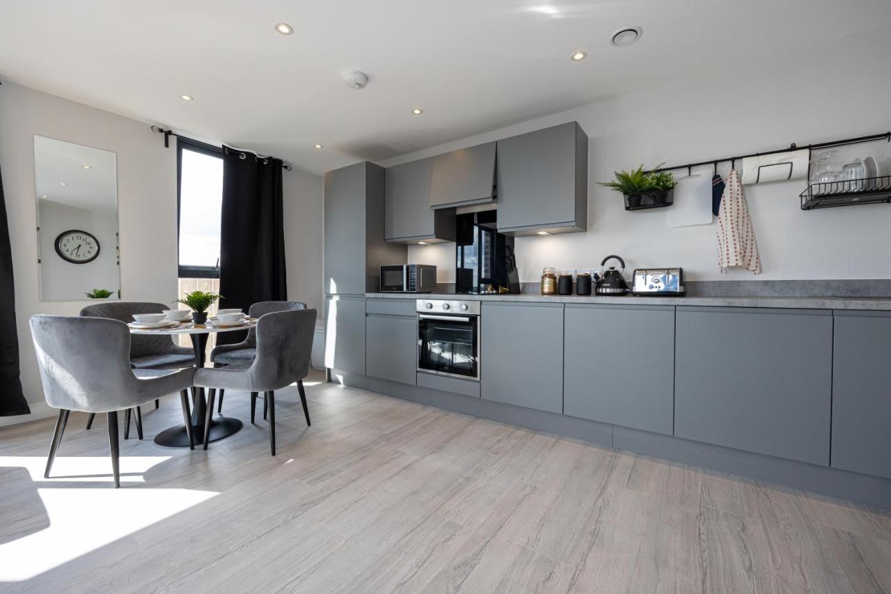 Contemporary 3 Bedrooms Apartment Manchester City Esterno foto